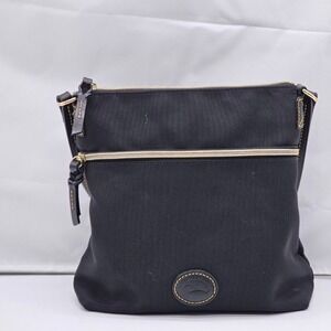 Dooney & Bourke Black Nylon/Leather Crossbody Bag